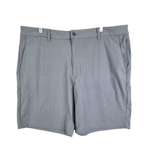 Mens Gray Members Mark Benton Performance Shorts Front 9" Inseam Flat Size 40